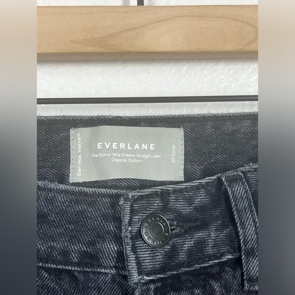 NWOT EVERLANE The Curvy 90s Cheeky Straight Jean Size 27 Crop - Picture 6 of 7
